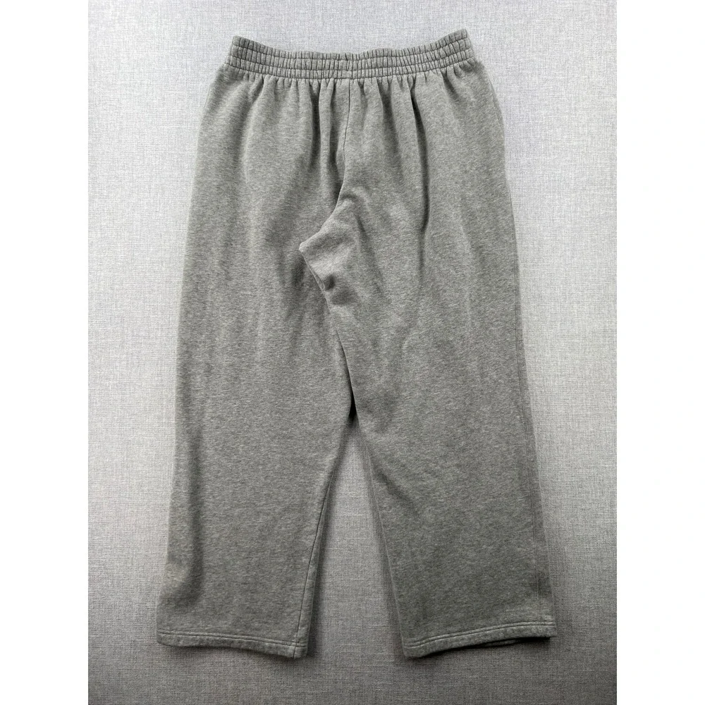 Nike Sportswear Open-Hem Fleece Sweatpants Mens XXL Light Gray Loose Fit Baggy